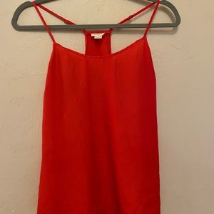 Red J Crew tank